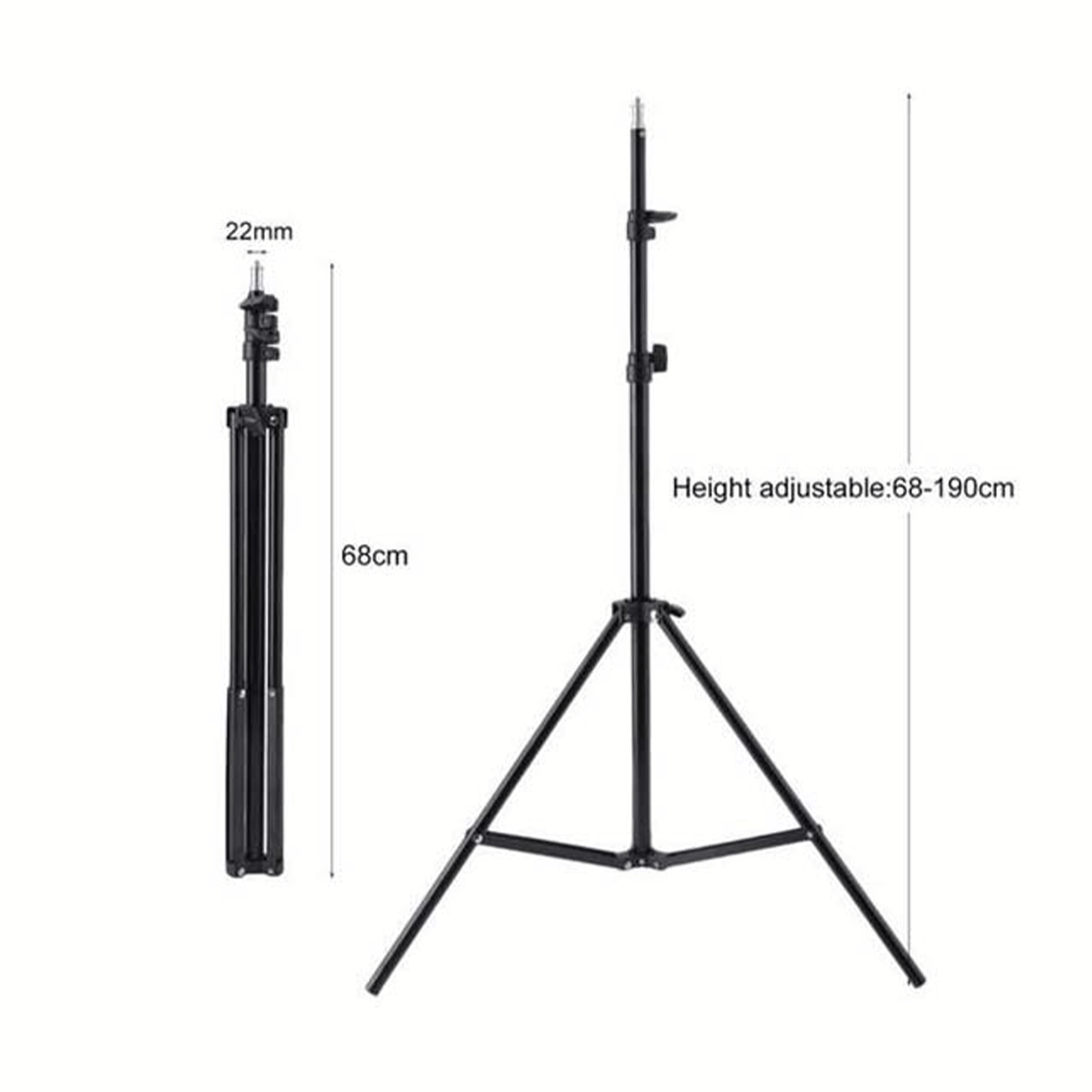 7ft Long Adjustable Tripod Stand