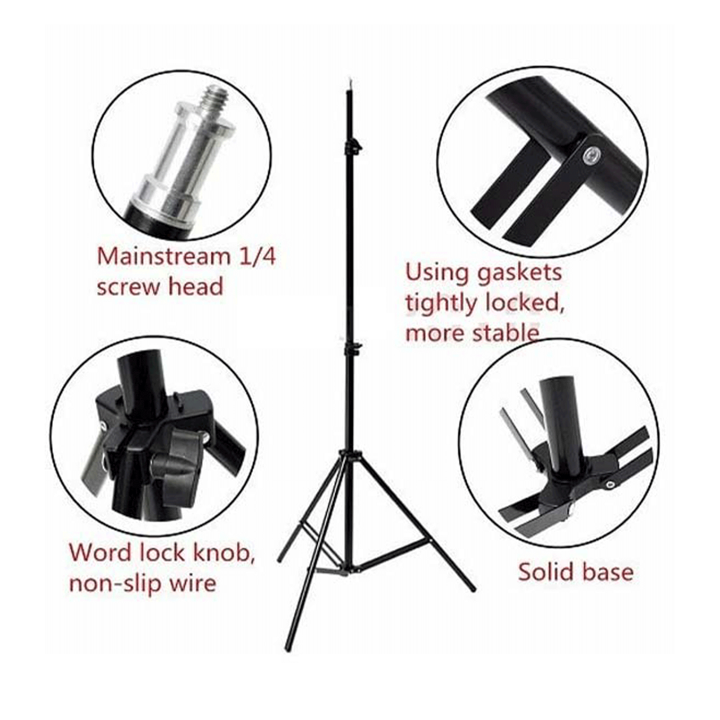 7ft Long Adjustable Tripod Stand