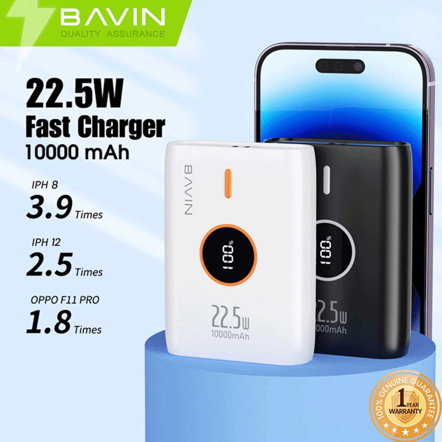 BAVIN PC003s 10000mAh Power Bank