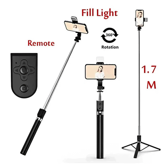 Neepho P170S Bluetooth Selfie Stick and tripod