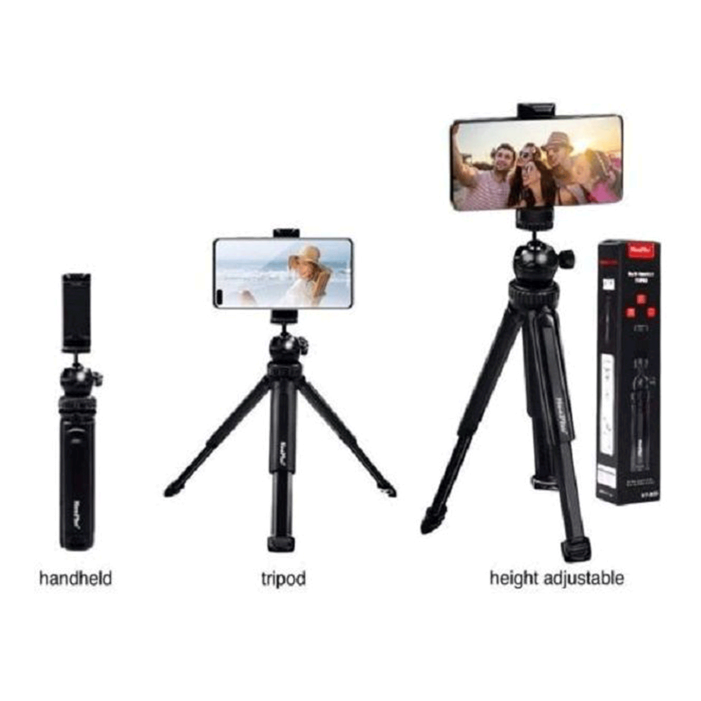 Nepho Np-999 Tripod Stand & Extendable Selfie Stick